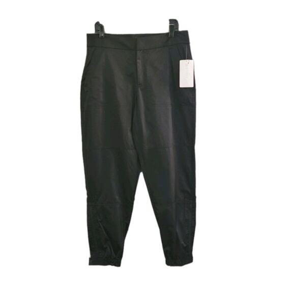 Athleta‎ Radiant Joggers Size 12 Black Pants Women's Athletic Workout Activewear - Picture 1 of 11